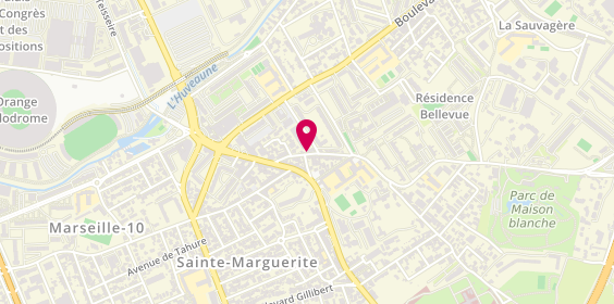 Plan de DELCROIX Fabienne, 27 Boulevard Paul Claudel, 13009 Marseille