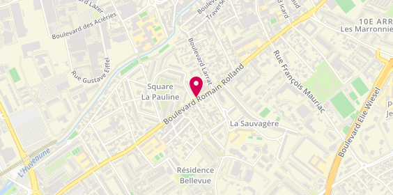Plan de DAGA Laure, 258 Boulevard Romain Rolland, 13009 Marseille
