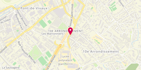Plan de FERRER Candice, 62 Rue Pierre Doize, 13010 Marseille