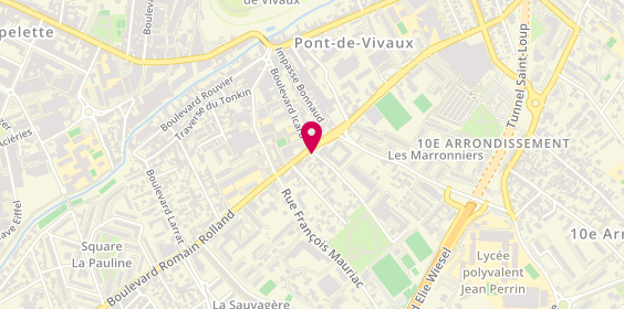 Plan de MILEA Amandine, 68 Boulevard Icard, 13010 Marseille