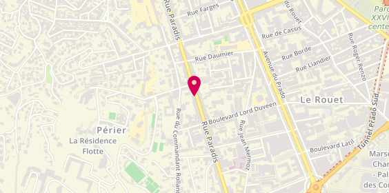 Plan de MATRDIC Corinne, 404 Rue Paradis, 13008 Marseille