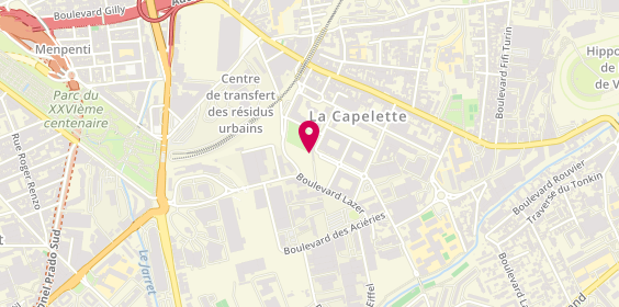 Plan de BENHAGOUG Sophia, 23 Rue Edouard Alexander, 13010 Marseille