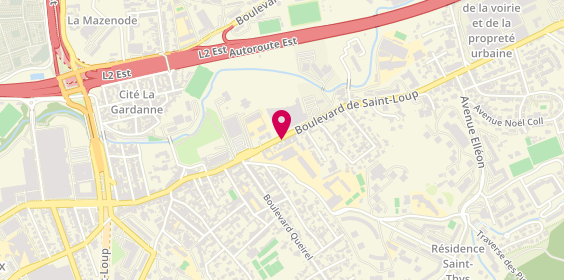 Plan de BENHAGOUG Sophia, 127 Boulevard de Saint Loup, 13010 Marseille