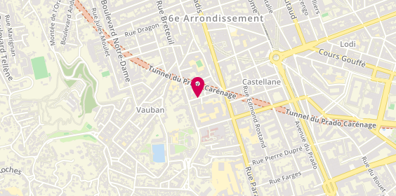 Plan de GUYOT Camille, 73 Rue du Docteur Jean Fiolle, 13006 Marseille