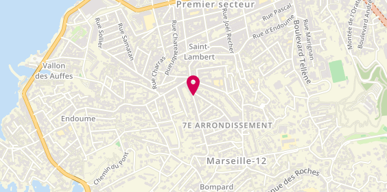 Plan de BONNEVIE Luc Gérard, 17 Boulevard Bompard, 13007 Marseille