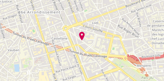 Plan de GAROT Philippe, 65 Avenue Jules Cantini, 13006 Marseille