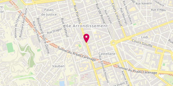 Plan de TOURLET Clémentine, 173 Rue Paradis, 13006 Marseille