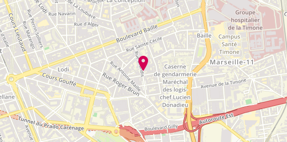 Plan de ALLIONE Muriel, 41 Rue Brandis, 13005 Marseille