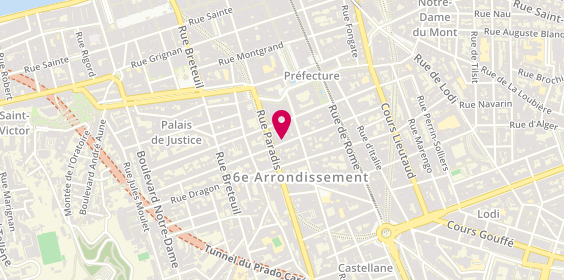 Plan de MARTIN Patrick, 36 Rue Saint Jacques, 13006 Marseille