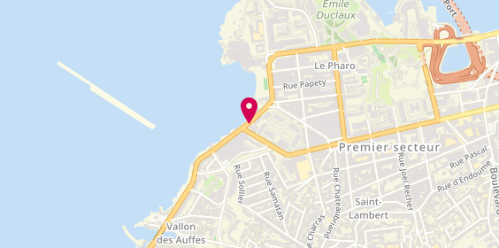 Plan de JEANNES Kevin, 75 Promenade de la Corniche Kennedy, 13007 Marseille
