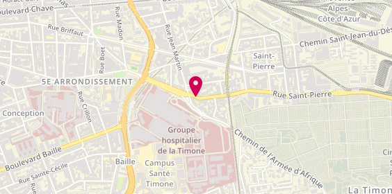 Plan de THERON Jean-Noël, 303 Rue Saint Pierre, 13005 Marseille