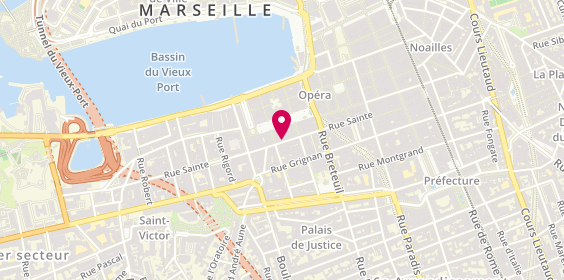 Plan de BUFFET Sara, 54 Rue Sainte, 13001 Marseille