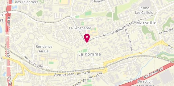 Plan de BOUDOU Marc, 12 Avenue de la Grognarde, 13011 Marseille