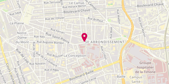 Plan de EZAGURY Nissim, 163 Rue Saint Pierre, 13005 Marseille