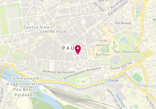 Plan de EXPOSITO Fabien, 14 Rue des Orphelines, 64000 Pau