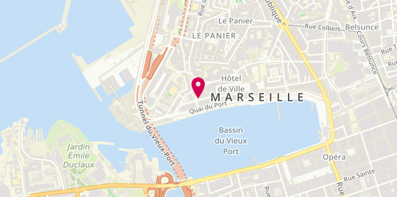 Plan de AGRAMUNT Muriel, 36 Rue de la Loge, 13002 Marseille