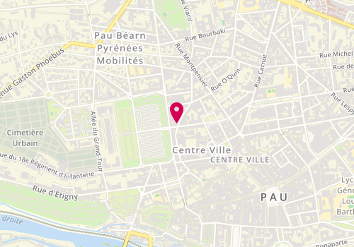 Plan de VAN LERBERGHE Clément, 23 Rue Monpezat, 64000 Pau