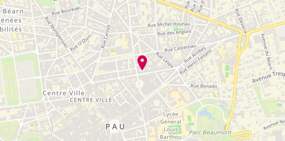 Plan de MIMOUNI Nadia, 38 Rue Emile Guichenné, 64000 Pau