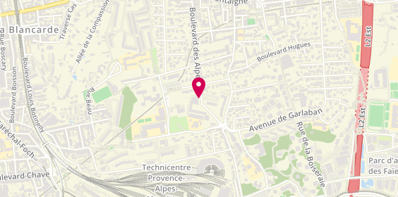 Plan de CLÉMENT Ros Aurélie, 68 Boulevard des Alpes, 13012 Marseille