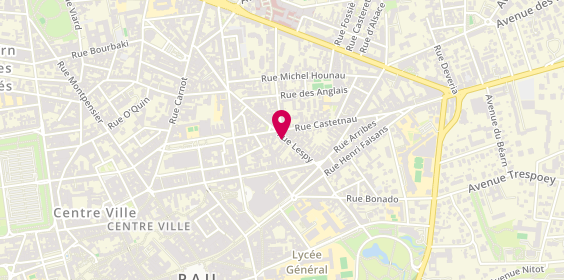 Plan de LENOBLE Isabelle, 21 Rue Lespy, 64000 Pau