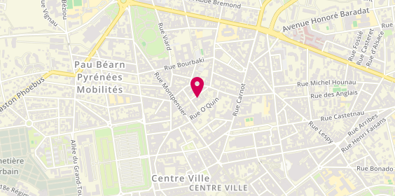 Plan de BEGUERIE Arnaud, 5 Bis Rue Bargoin, 64000 Pau