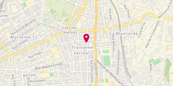 Plan de SLAMA René, 14 Rue du Dr Acquaviva, 13004 Marseille