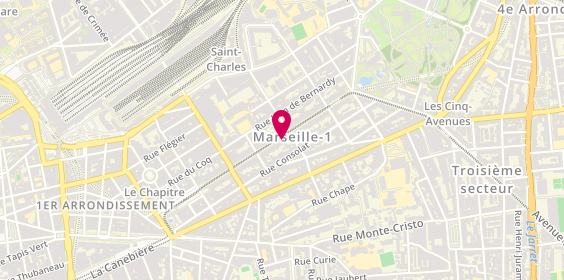 Plan de MARDINLI Inès, 78 Boulevard Longchamp, 13001 Marseille