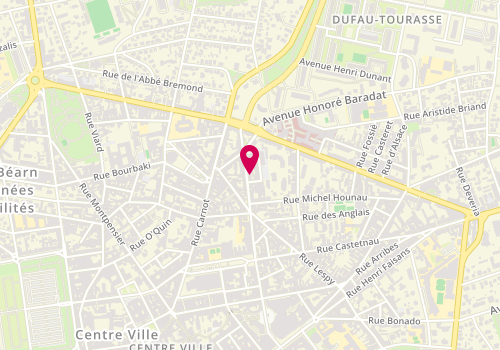 Plan de RUPERT-LUCHEUX Danièle, 10 Rue des Alliés, 64000 Pau