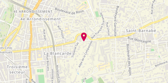 Plan de RASCO Romero Alexis, 1 Rue de Cadolive, 13004 Marseille
