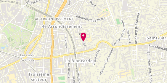 Plan de DULAC Christine, 24 Rue Poucel, 13004 Marseille