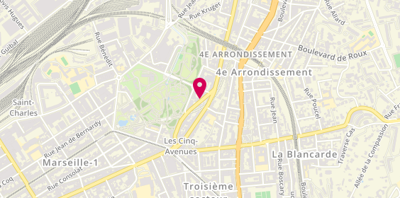 Plan de RASAMY Margot, 15 Rue Lacepede, 13004 Marseille