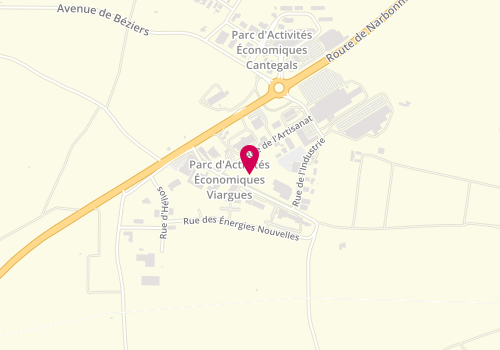 Plan de DENAT Charles, Zone Activite de Viargues, 34440 Colombiers