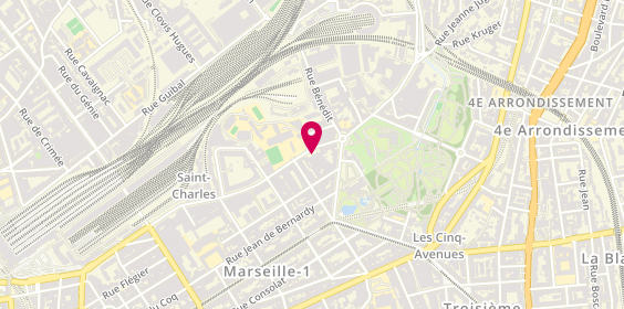Plan de PIRONTI Nathalie, 54 Boulevard Camille Flammarion, 13001 Marseille