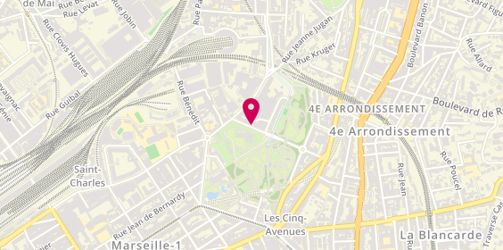 Plan de PLACIDI Emilie, 14 Boulevard Cassini, 13004 Marseille