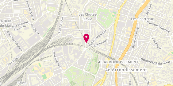 Plan de COQUILLION Coline, 2 A Avenue des Chutes Lavies, 13004 Marseille