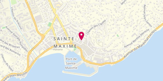 Plan de SCHUMANN François, 8 Place Pasteur, 83120 Sainte-Maxime