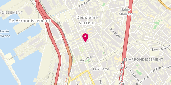 Plan de ARLETTAZ Pierre, 20 Rue Chanterac, 13003 Marseille