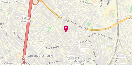 Plan de LEPRETRE Alexis, 62 Rue Toussaint, 13003 Marseille
