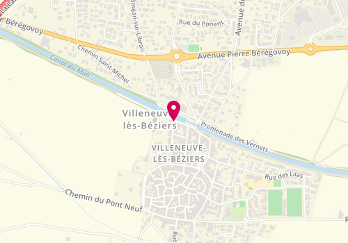 Plan de FLATRY Laurent, 1 Quai du Canal, 34420 Villeneuve-lès-Béziers