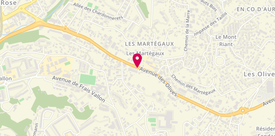 Plan de SCIORTINO Margaux, 148 Avenue des Olives, 13013 Marseille
