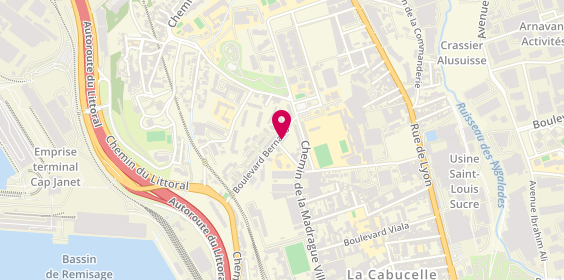 Plan de LEVEQUE Stéphanie, 34 Boulevard Bernarbo, 13015 Marseille