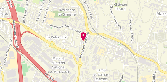 Plan de ARRIBI Naouele, 487 Rue Jean Queillau, 13014 Marseille