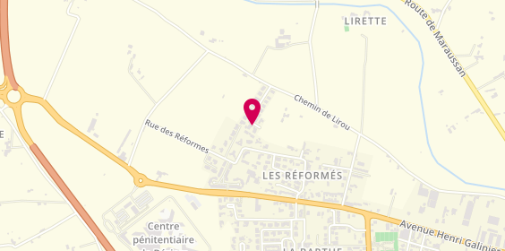 Plan de VIC Amandine, 208 Rue Guillaume Belibaste, 34500 Béziers