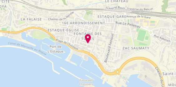 Plan de ALESI Marie Laurence, 8 Rue Emile Rouvière, 13016 Marseille