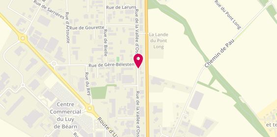 Plan de BELLANGER Lucie, 600 Rue de la Vallée d'Ossau, 64121 Serres-Castet