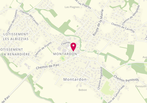 Plan de GYSS Lorraine, 3 Bis Chemin des Lanots, 64121 Montardon