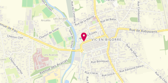 Plan de BATTOUE Francis, 34 Boulevard Gallieni, 65500 Vic-en-Bigorre