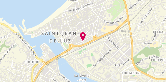 Plan de DUFOUR Nathalie, 9 Rue Augustin Chaho, 64500 Saint-Jean-de-Luz