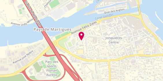 Plan de HERNANDEZ Gilles, Boulevard Jean Jacques Rousseau, 13500 Martigues