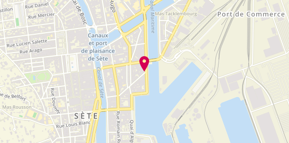 Plan de DA SILVA JAKUS Denise, 43 Rue Lazare Carnot, 34200 Sète